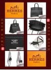HERMES BIRKIN 35 (Pre-owned) - Black, Togo leather, Phw